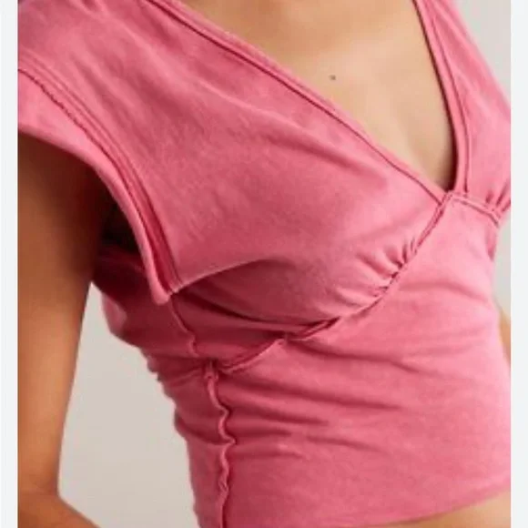 Free people Ivy tee (red) - Picture 2 of 7